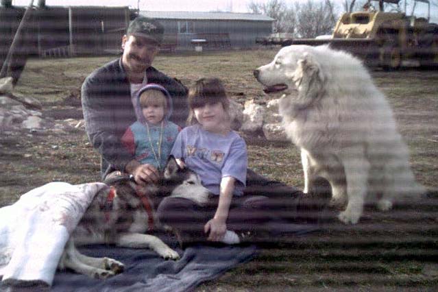 Chris, Kayla, Renee, Avalanche and Natasha on Saturday afternoon