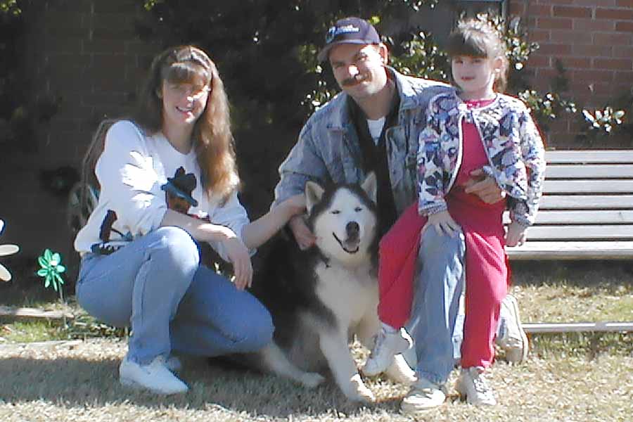 Left to right: Camille, Kodiac, Chris and Renee